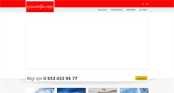 Desktop Screenshot of copurogluyapi.com